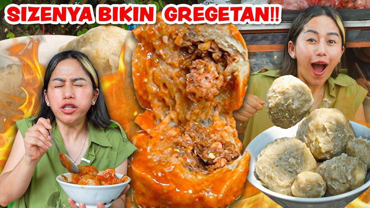 NYERAH!! MUKBANG BAKSO UKURAN SUMO DI BOGOR, GEDE BANGET!!
