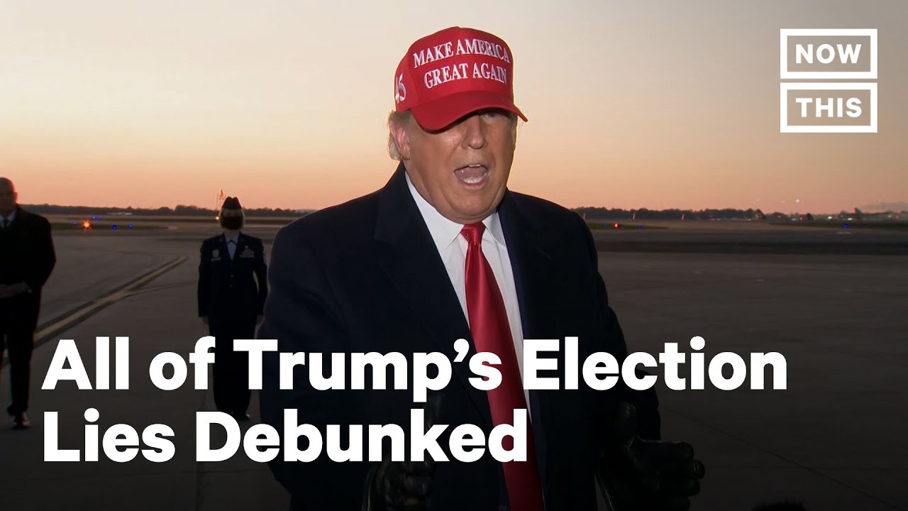 Trump's Election Misinformation, Debunked | NowThis