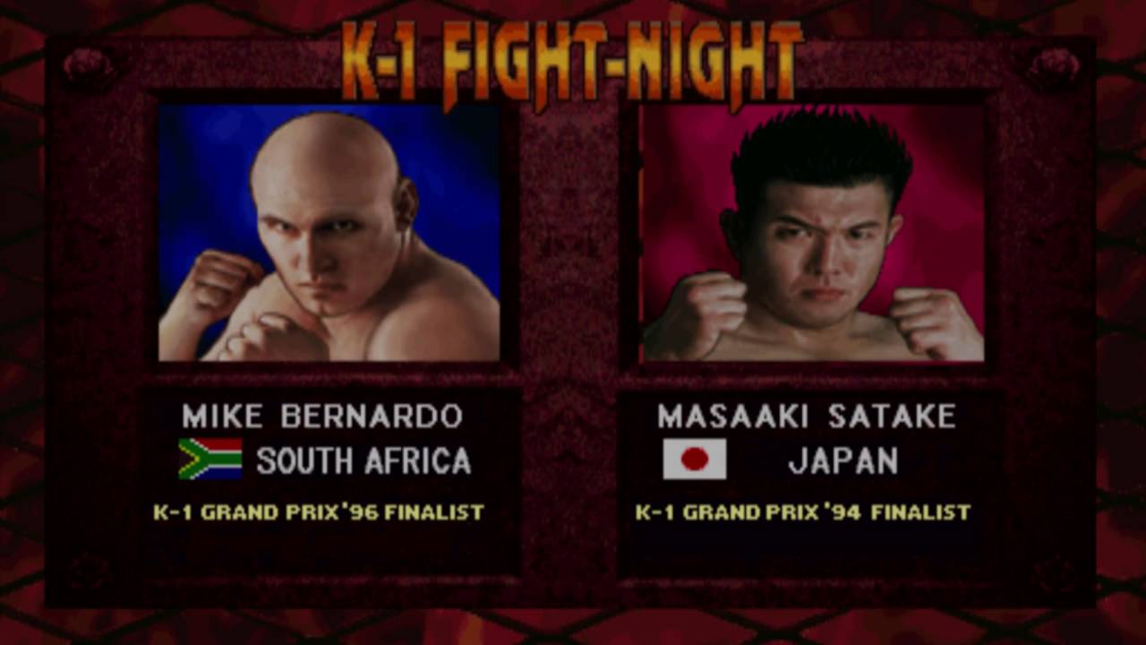 K-1 Grand Prix Gameplay PS1