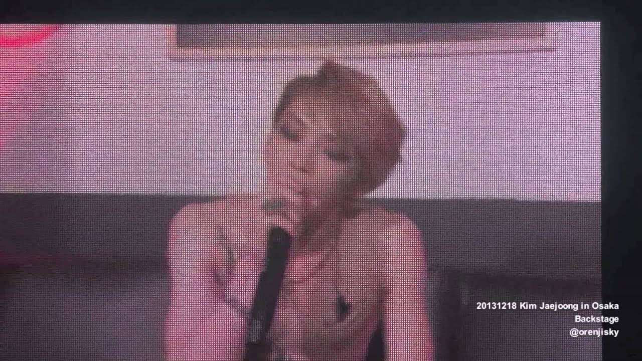 20131218 Kim Jaejoong Asia Tour in Osaka - Backstage