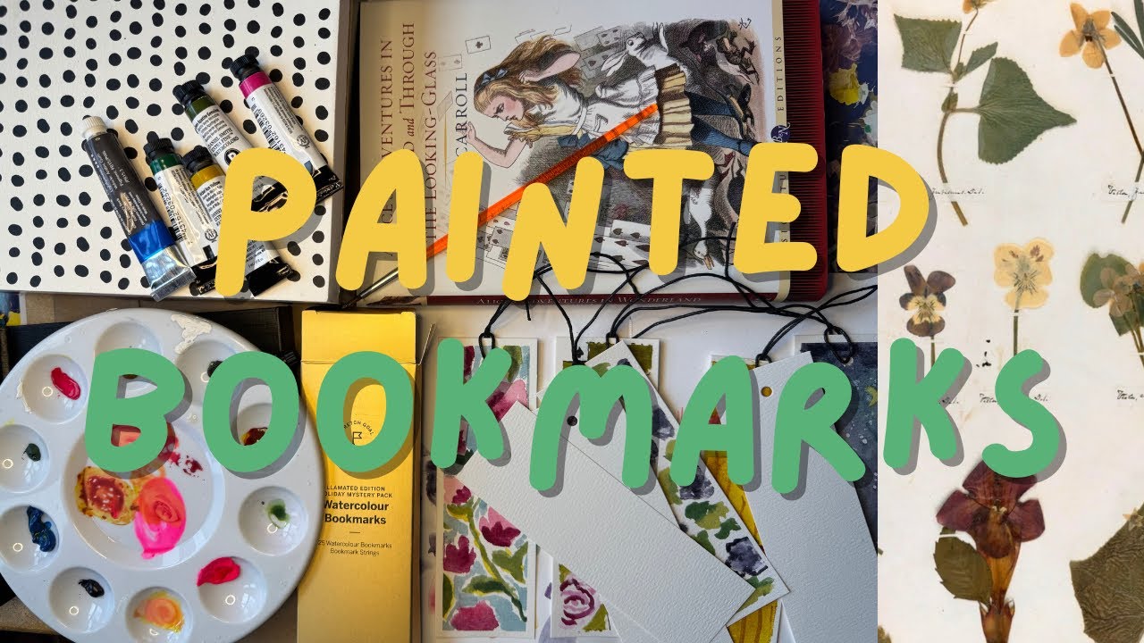 Рисование закладок для книг, вдохновленных любимыми книгами.