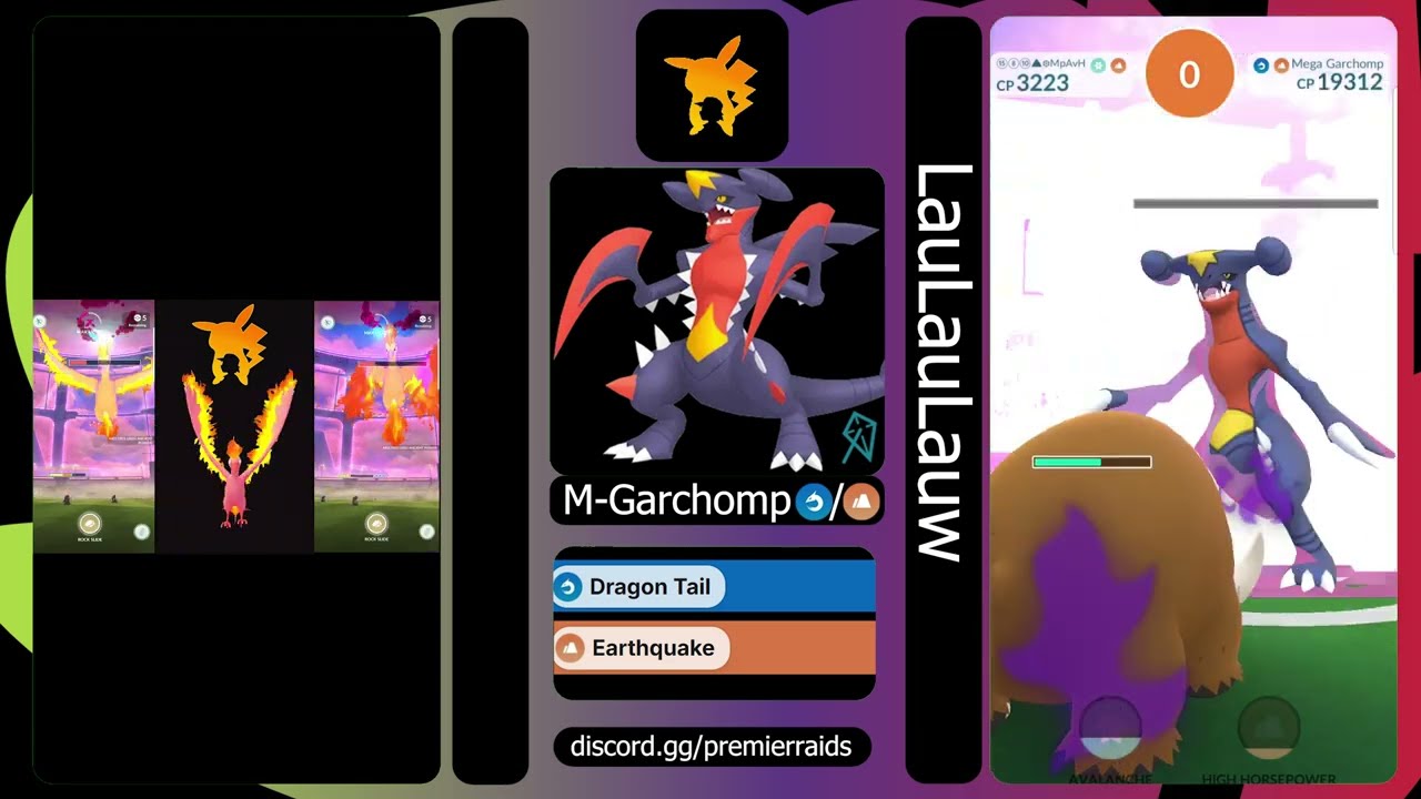 Mega Garchomp Solo in Windy weather with 80% dragons