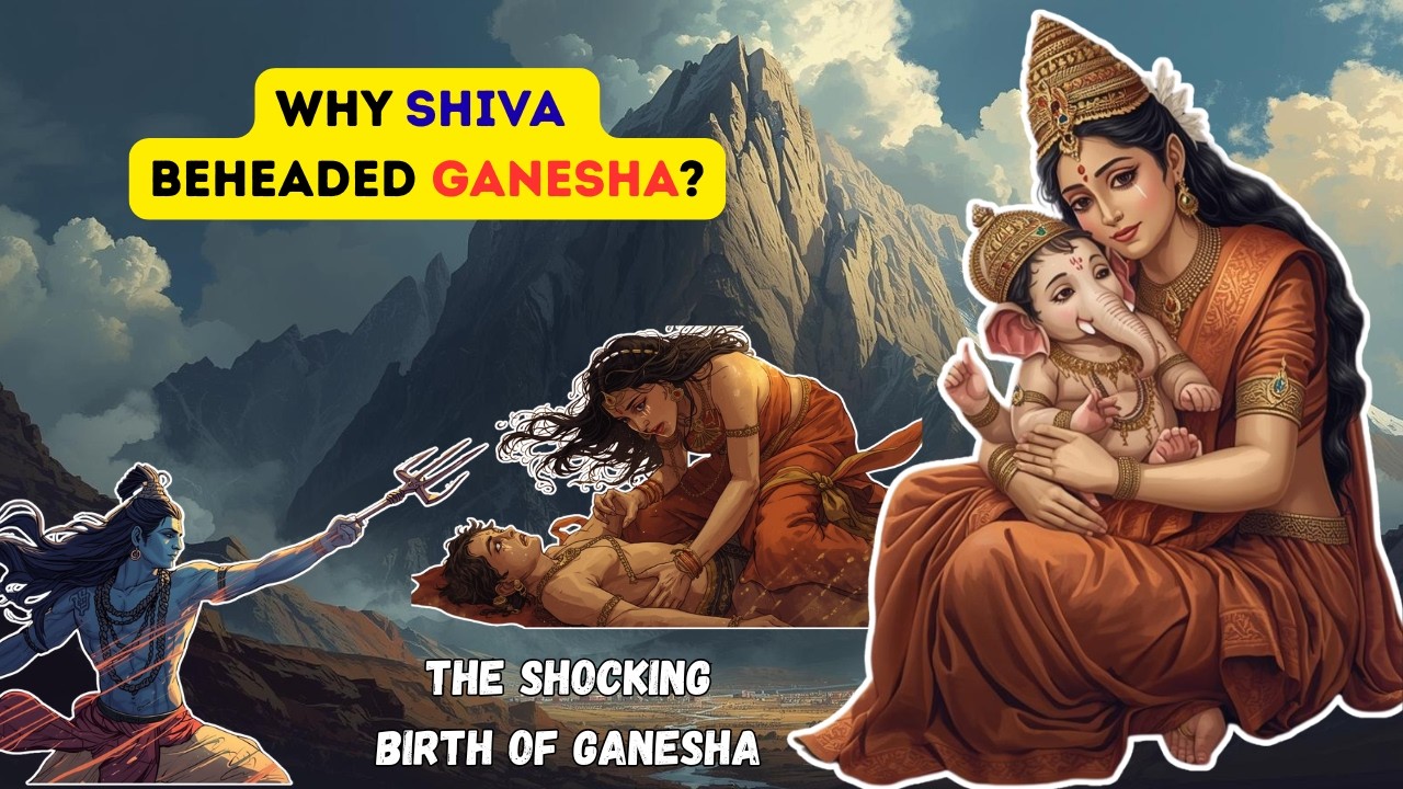 The Birth of Ganesha | Why Shiva Gave Him an Elephant Head | Epic Mythology Story