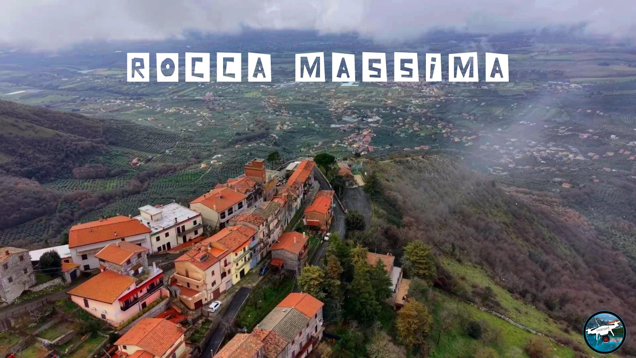 Rocca Massima vista dal drone - Dji Mini 5Pro in HLG