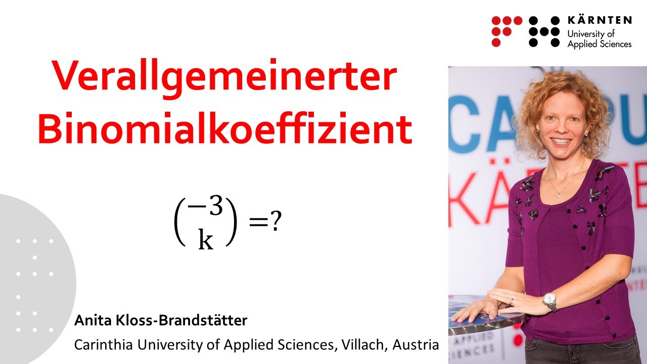 Negativer Binomialkoeffizient - endlich verstanden!