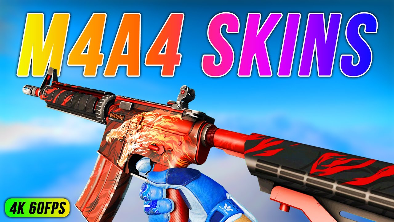 ALL M4A4 Skins with Prices in CS:GO | M4A4 Skins Showcase [4K 60FPS]