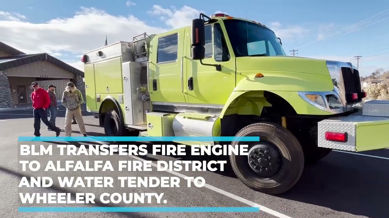 Rural Fire Readiness Equipment Transfer to Oregon Communities