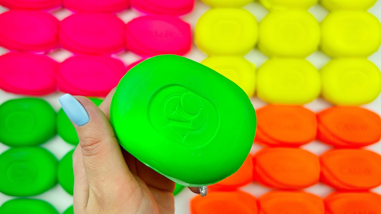 ASMR SOAP★Soap boxes with stsrch★Soap boxes with foam★