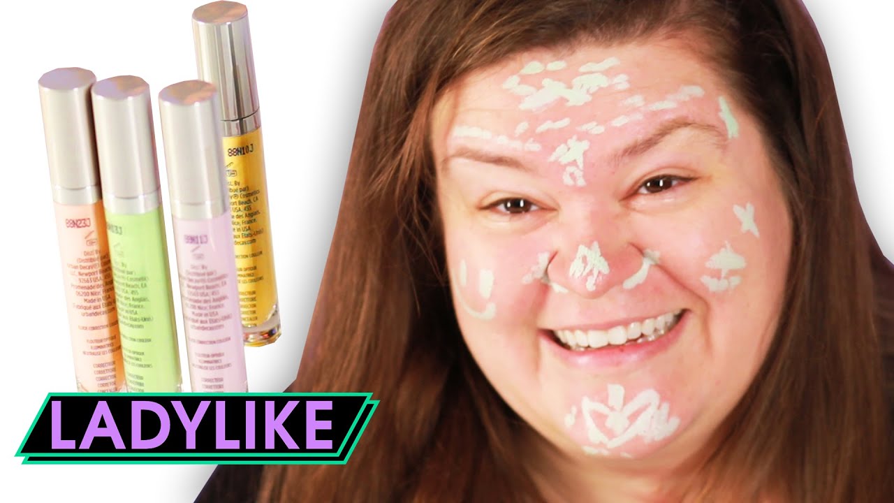 Women Try Color-Correcting Makeup &bull; Ladylike