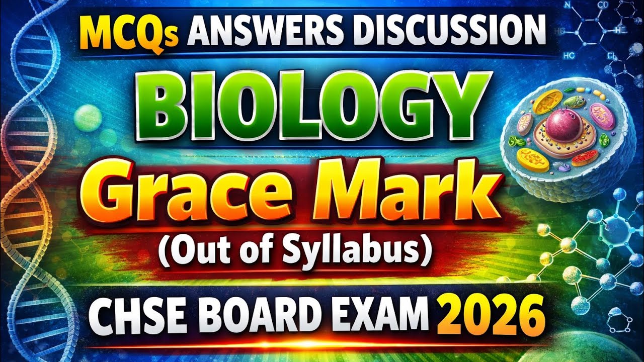 Biology MCQs Discussion | CHSE BOARD EXAM 2026 @Biologytherapy22 #chse #botany #zoology #mcq #bio 