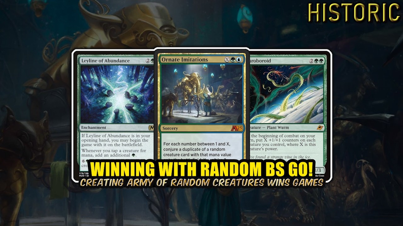 This Powerful Card Makes Random Draft Creatures? | Simic Ouroboroid | Historic BO3 | MTG Arena