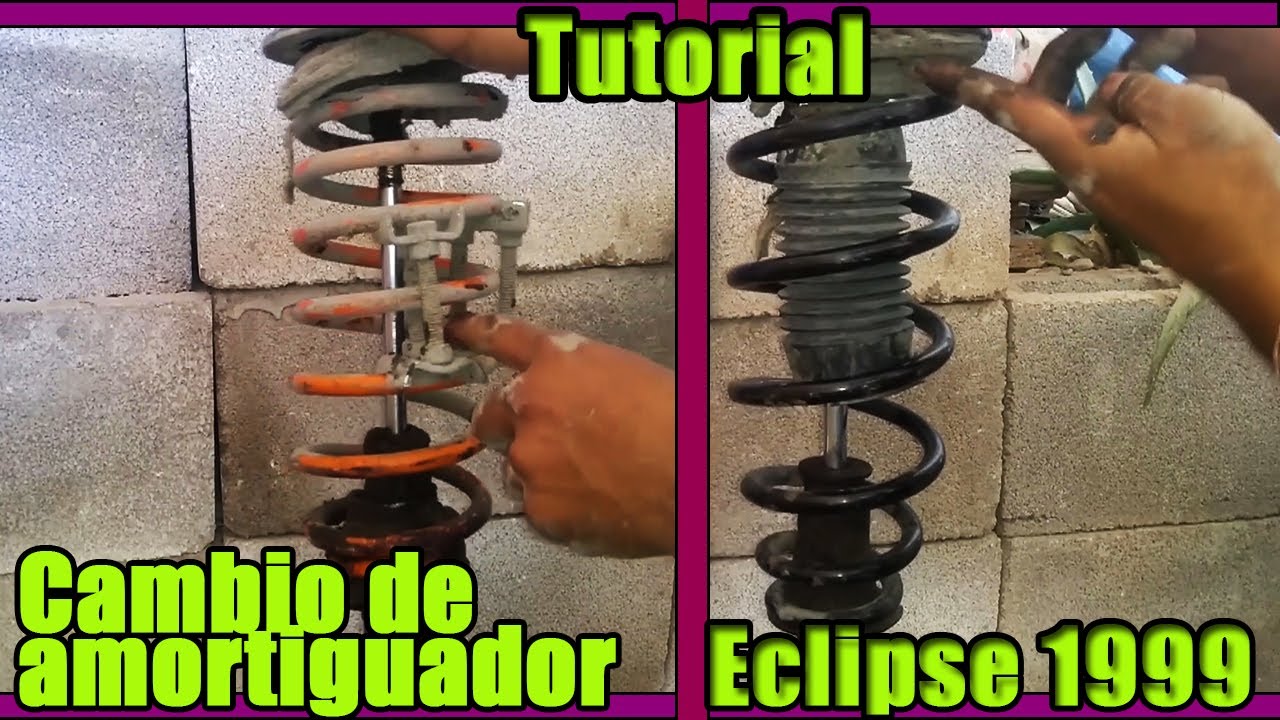 Cambio de Amortiguador Trasero  Eclipse 2G