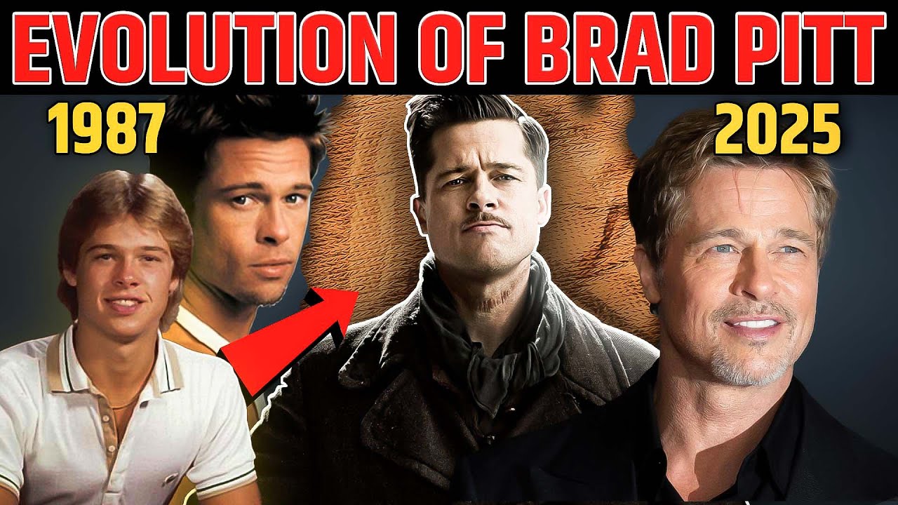 Evolution of Brad Pitt (1987 - 2025) • From 