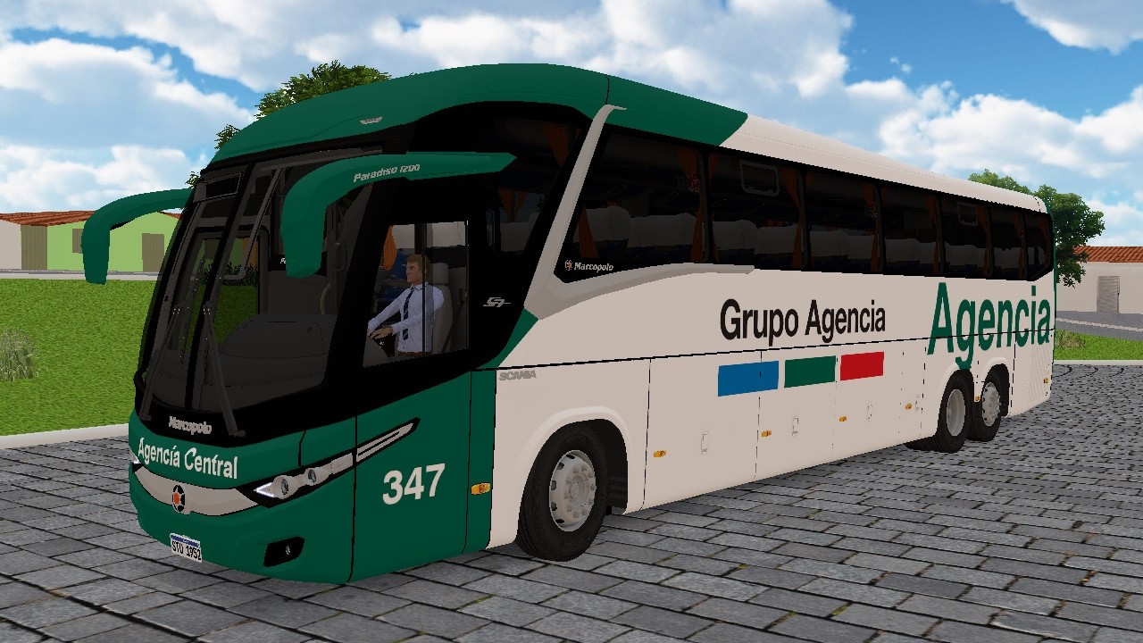 Marcopolo New G7 Paradiso 1200 | Scania K410 | Agencia Central | Proton Bus Simulator Road