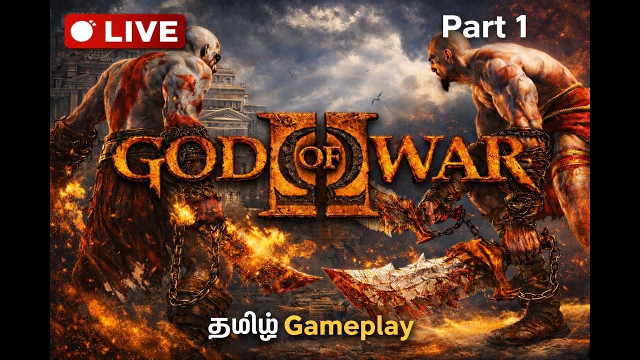 | 🔴GOD OF WAR 2 Part -1 LIVE Stream TAMIL| PANDA IS LIVE | Gameplay