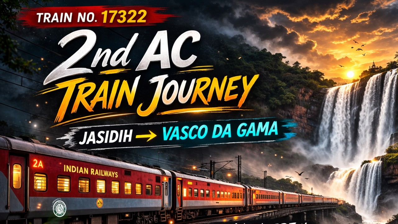 Jasidih to Vasco de gama Express 17322 journey | Back to home with beautiful memory
