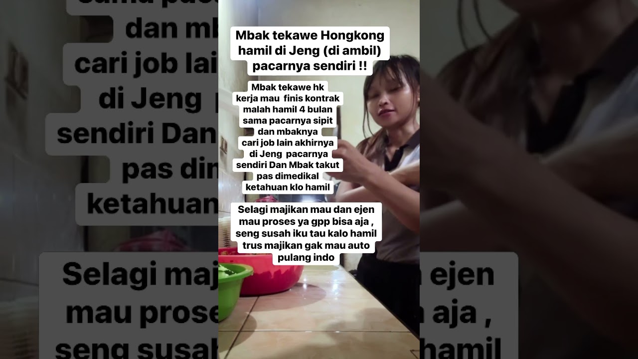 Mbk tkw hamil dan di Jeng pacarnya #anakrantau #tki #tkw #pmi #bmi #hongkong #tkwhongkong