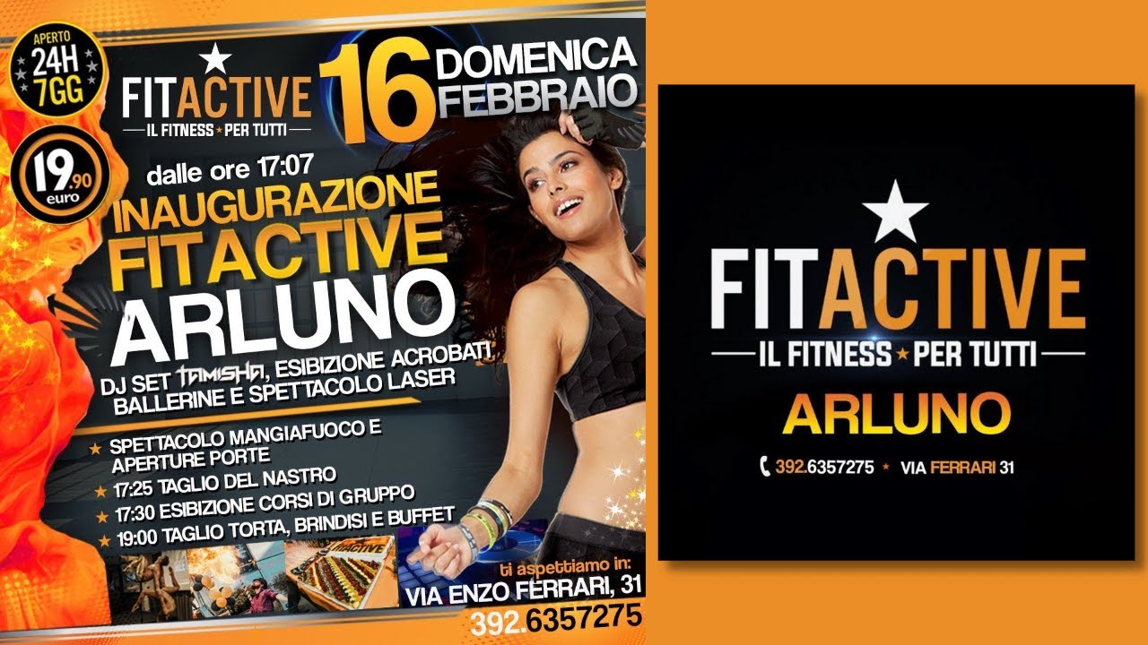 🔥 Inaugurazione FitActive Arluno 🔥