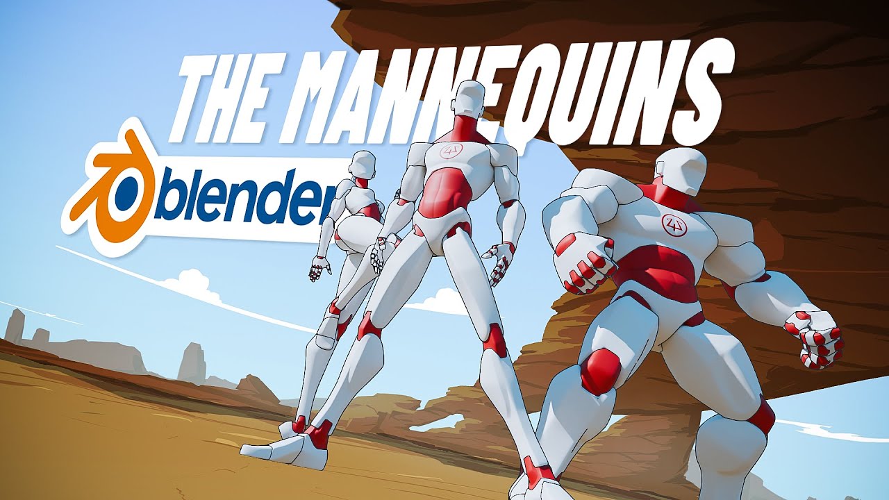 The Most Insane Mannequins Ever (Made in Blender)