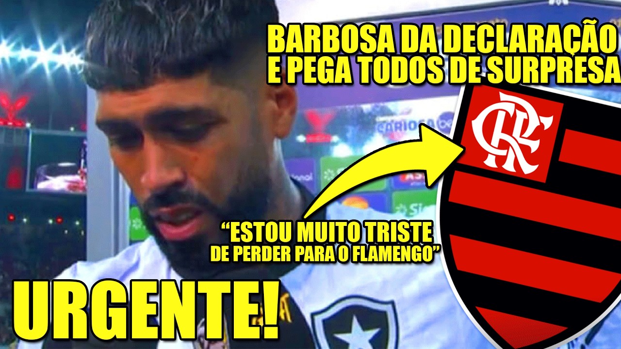 🚨 DESESPERO TOTAL! JOGADOR DO BOTAFOGO CAI NO CHORO APÓS O FLAMENGO ATROPELAR MAIS UMA VEZ!🚨