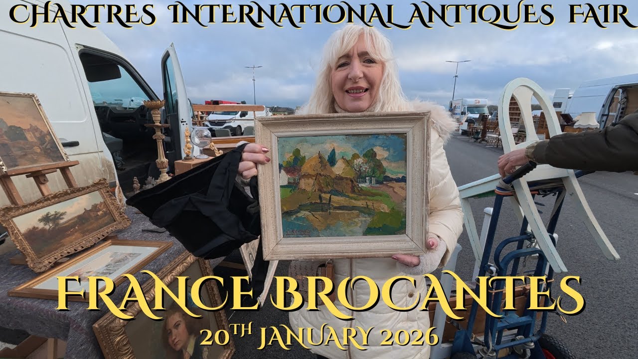 Chartres International Monthly Antiques Fair Flea market Picking Thrifting Brocante Yard Sale Chiner