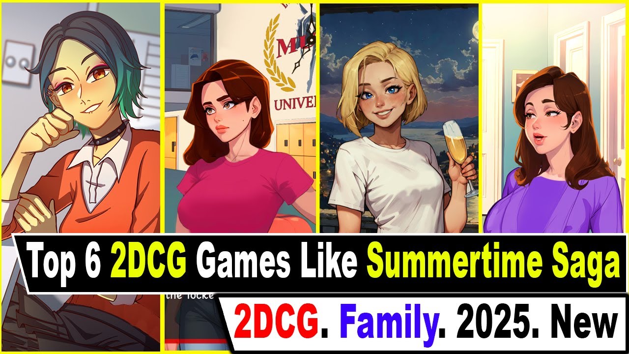 6 лучших игр 2DCG, похожих на Summertime Saga [январь 2025 г.]