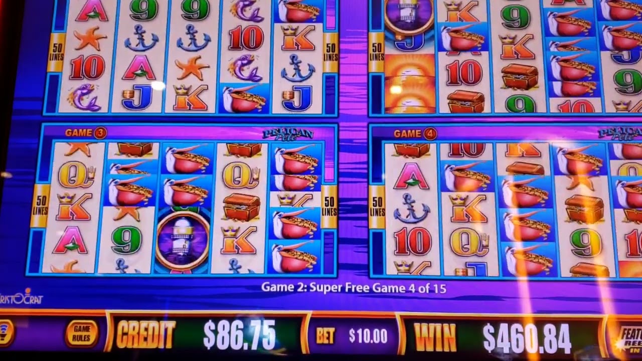 Pelican Pete JACKPOT Plus Super BONUS ON MAX BET!!!!....            Choctaw Durant,Oklahoma