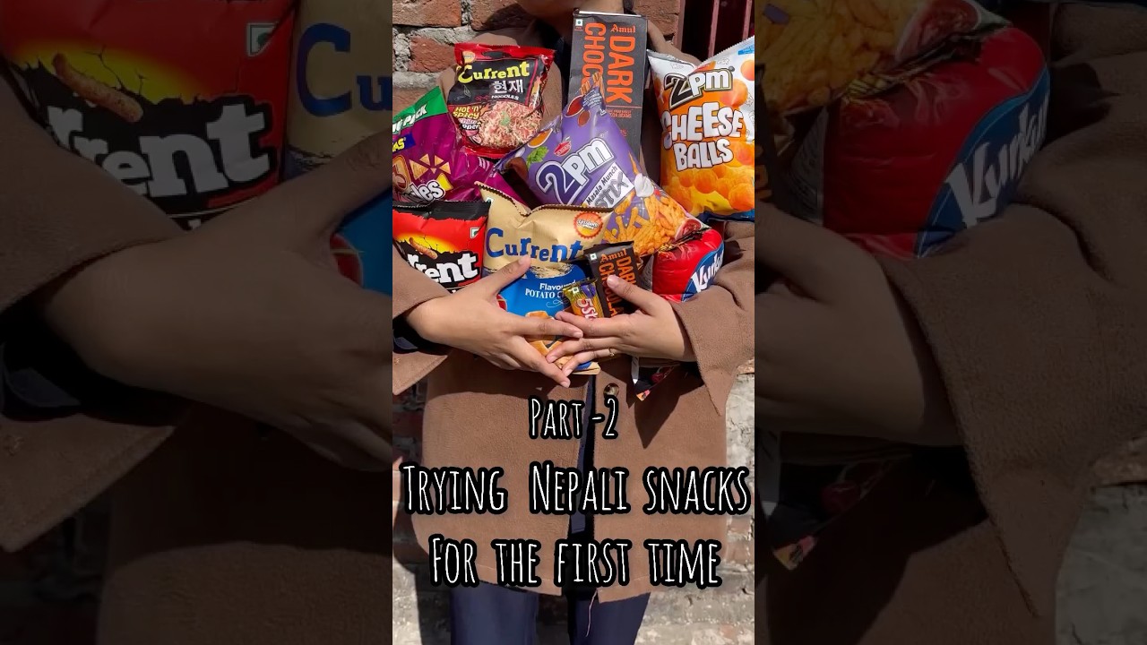 Trying Every Nepali Snacks & Reviewing🇳🇵😋#shorts #viralvideo #foodshorts #snacks #ytshorts#nepali