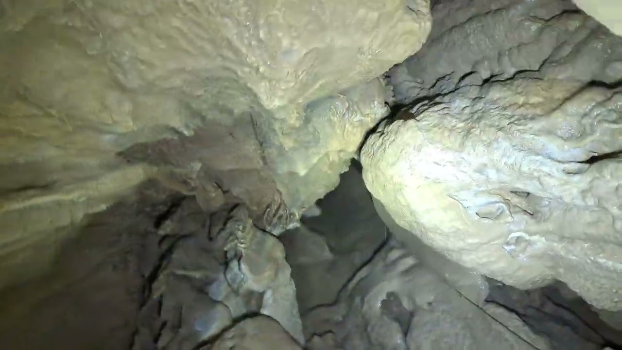 60 Foot Free Climb In The East Stream Passage Pettyjohns Cave