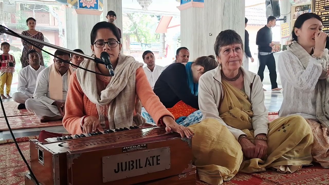 Hare Krishna kirtan rajapur Jagannath Mondir 