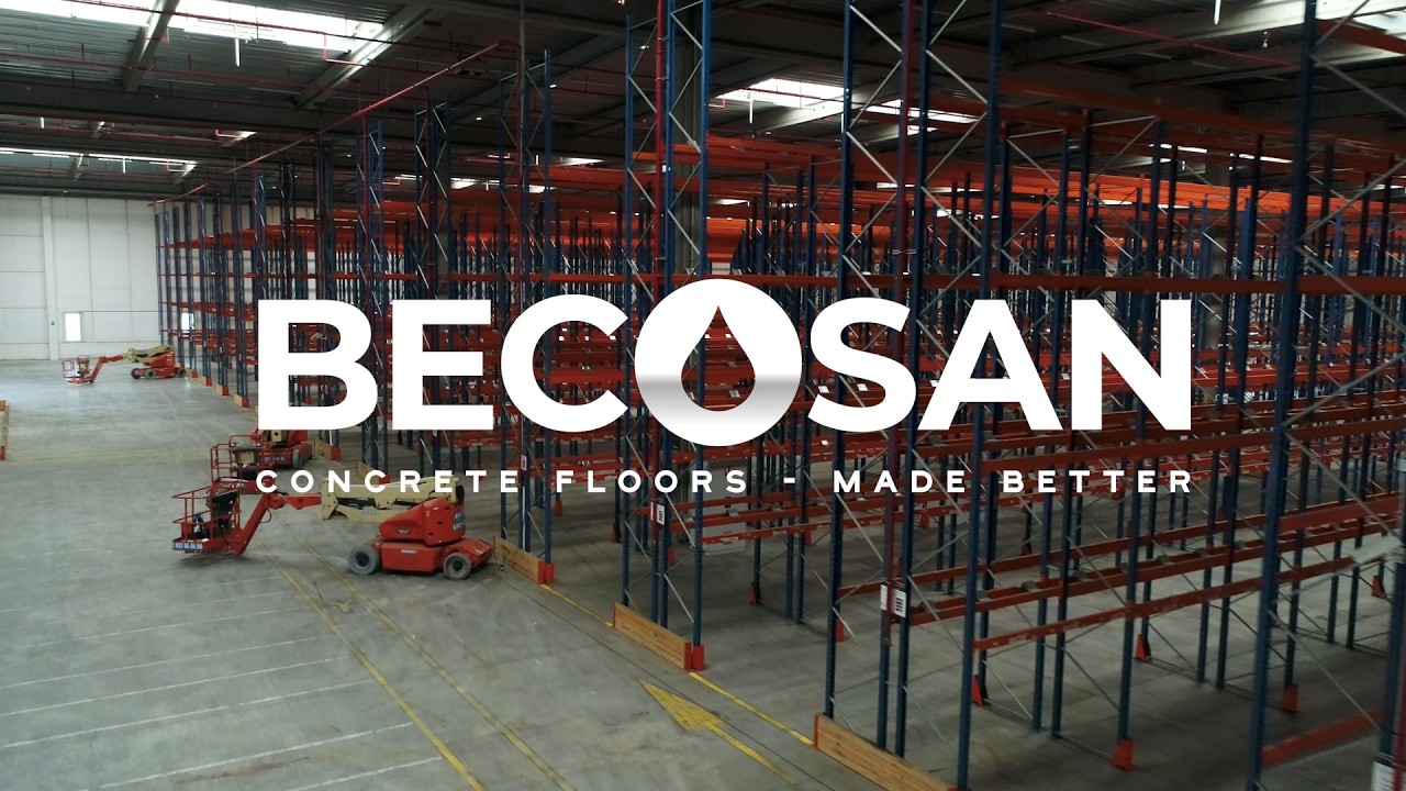 BECOSAN® | Lithium Densifier Treatment for Concrete Floors – Complete Process