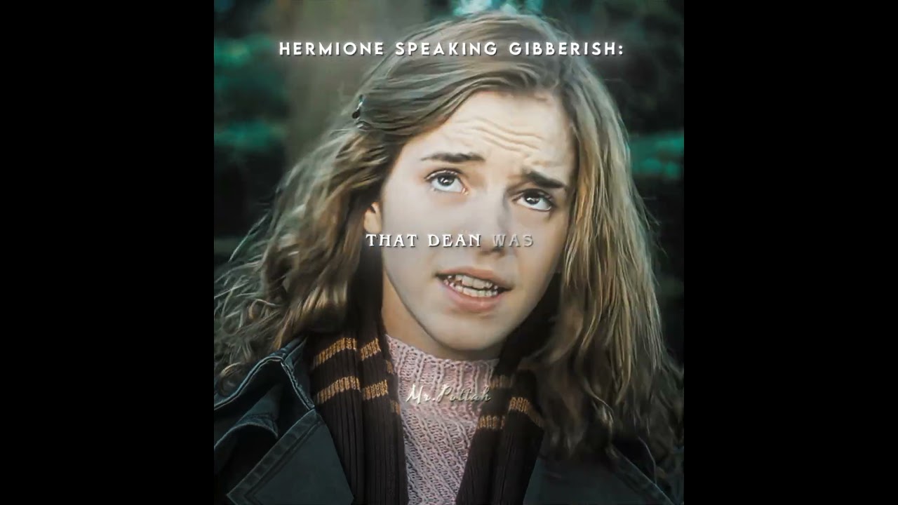 Hermione Speaking Gibberish Edit 💀🙏|| 