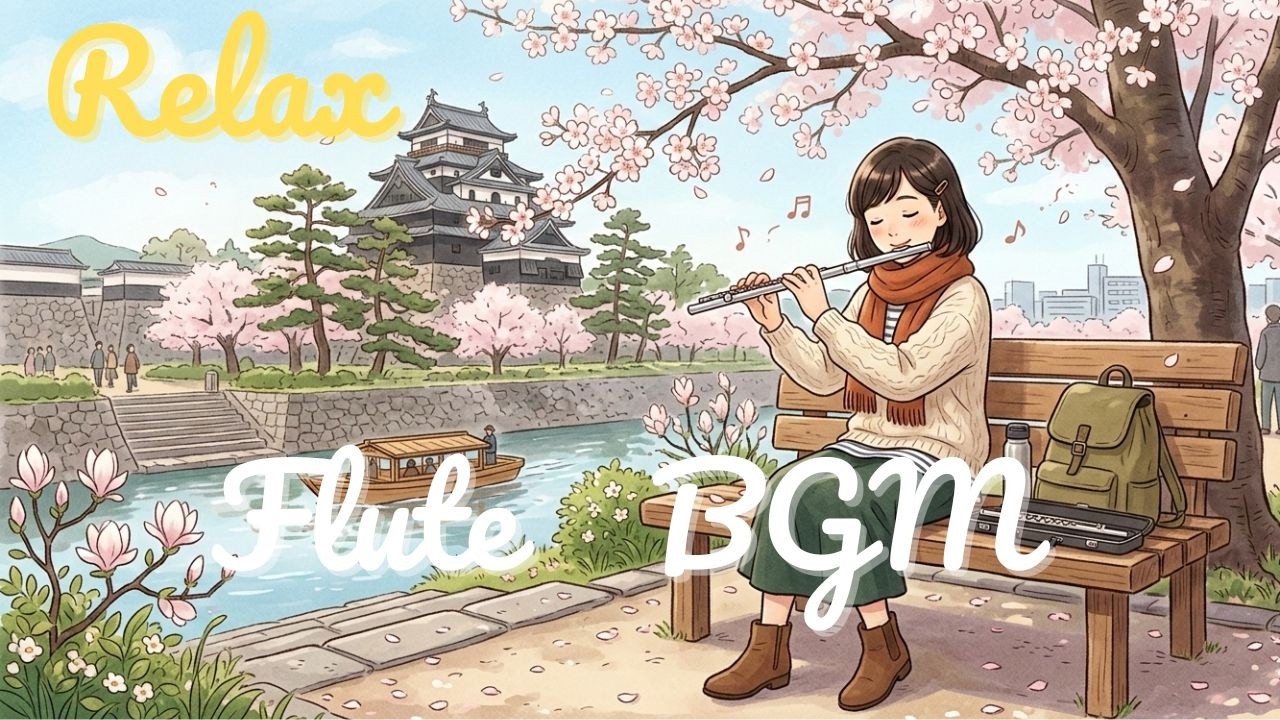【Flute BGM】Matsue, City of Gentle Waters