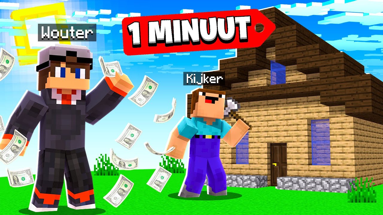 Bouw In 1 Minuut En Win &euro;50!😱 (challenge met kijkers!)