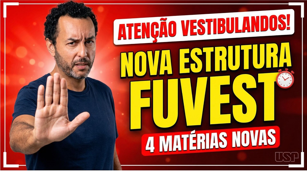 A FUVEST 2027 NÃO É MAIS A MESMA: O Que Ninguém Te Contou sobre a Prova!