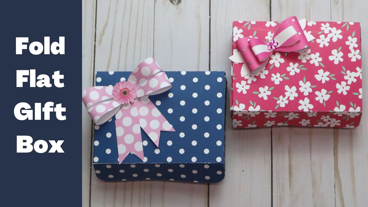 Easy Fold Flat Gift Box
