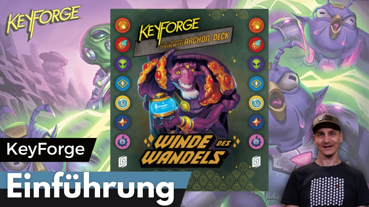 Keyforge – Unique Kartenspiel – Einführung ins Spiel und Regeln – mit Alex