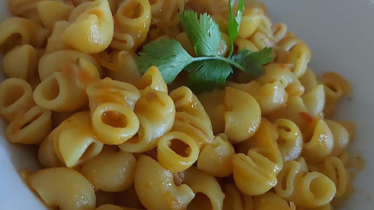 Macaroni aux tomates fraiches - recette marocaine #recettes #recettefacile #asmrfood