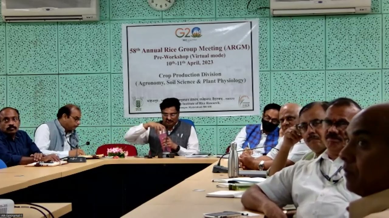 Brainstorming Session on Direct Seeded Rice.