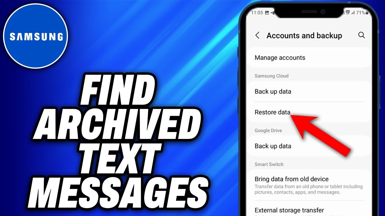 How To Find Archived Text Messages On Samsung - Easy Fix