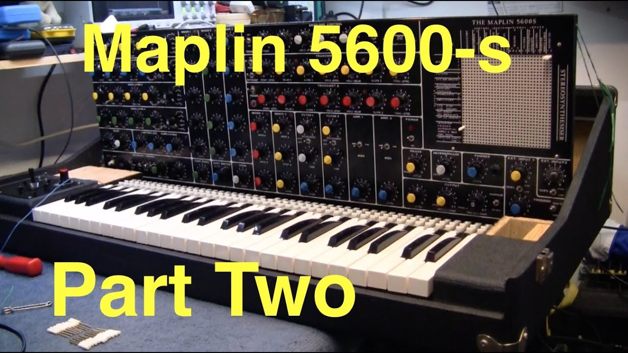 Maplin 5600s Part TWO vintage analog synth repair MF#46