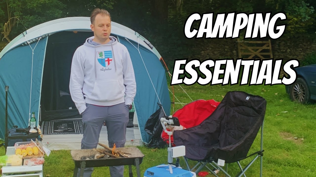 My Essential Camping Setup + Easy Dinner Chicken Burger Recipe!