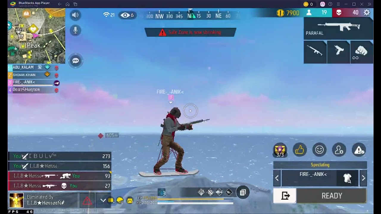 Free Fire Random Hacker Gameplay 4k