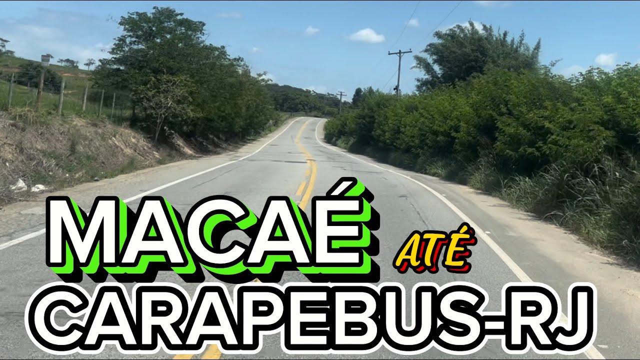 MACAÉ-RJ SENTINDO A CARAPEBUS-RJ #macaerj #carapebusrj #riodejaneiro #praias #rj106