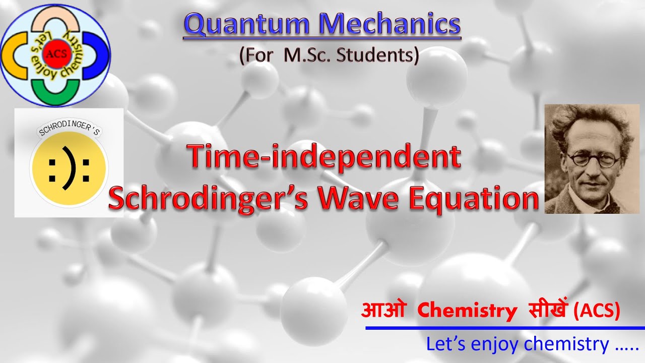 TIME-INDEPENDENT SCHRODINGER WAVE EQUATION