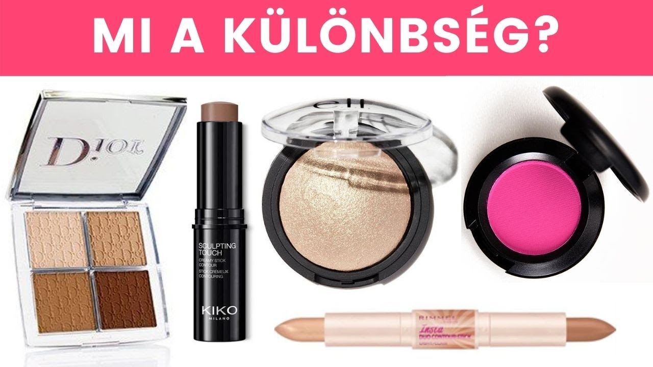 MI A KÜLÖNBSÉG ❓ | PIROSÍTÁS, BRONZOSÍTÁS, KONTÚROZÁS, HIGHLIGHTEREZÉS | LILULAND