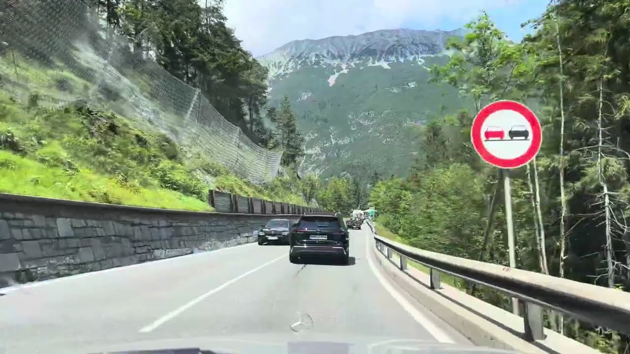 🇦🇹🎶#fernpass #B179 #österreich #alpen #tirol [4K 60fps] #Driving Tour