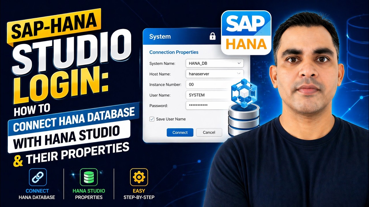 Вход в SAP-HANA Studio: как подключить базу данных HANA к HANA Studio и их свойствам