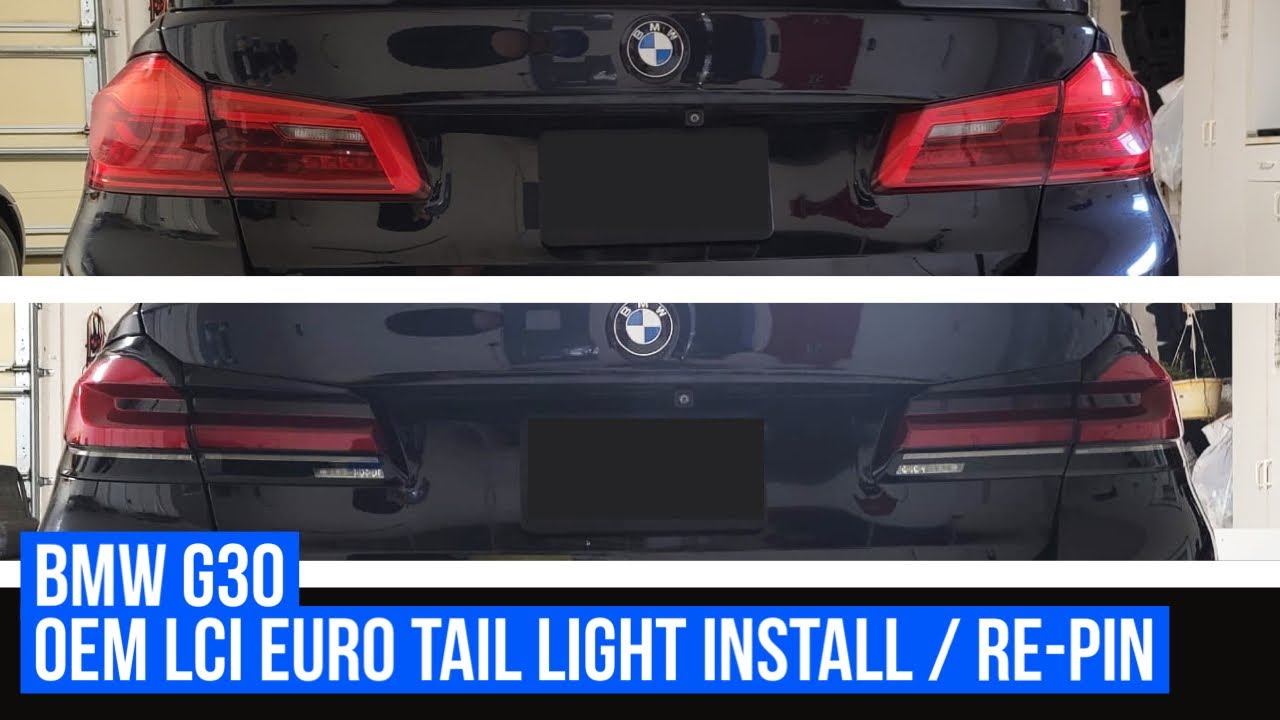 BMW G30/F90: LCI TAIL LIGHT ВНУТРЕННИЙ / ПЕРЕПИНЕННЫЙ