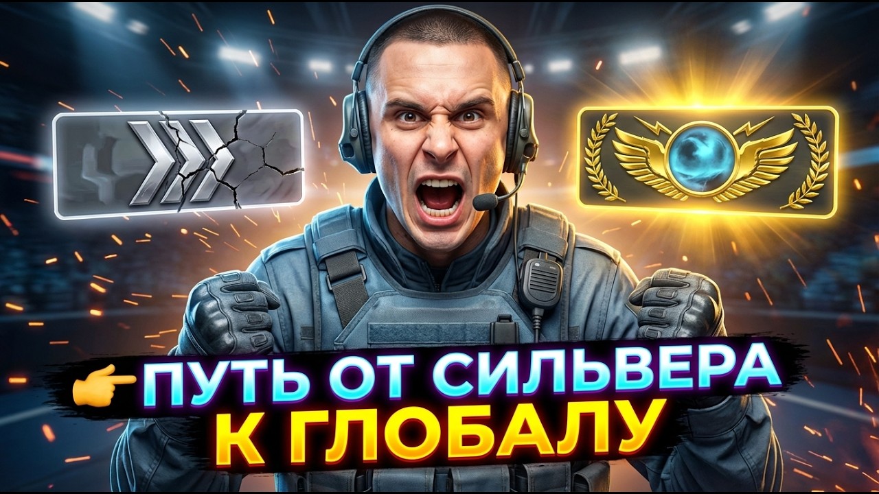 ПУТЬ ОТ СИЛЬВЕРА К ГЛОБАЛУ l СТРИМ 4/10 #shorts #counterstrike2 #cs2gameplay #standoff2 #games